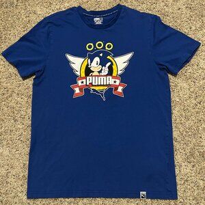 Sonic The Hedgehog x Puma Three Rings 2018 T-Shirt (Medium)
